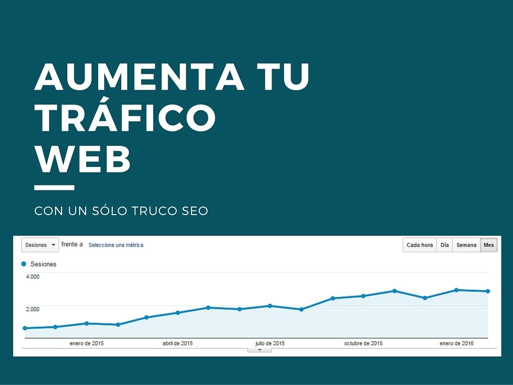 Aumentar tráfico web